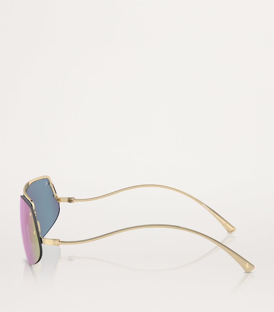 Ferrari Metal FH1007 Sunglasses with high-performance lenses, UK version