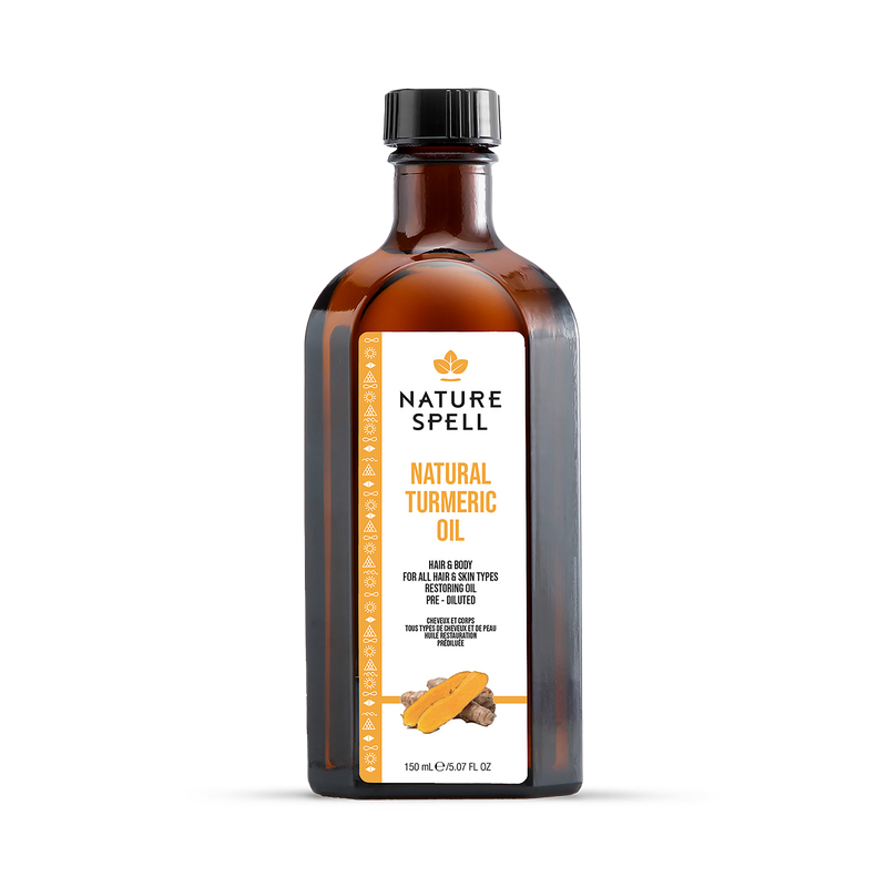 Nature Spell Hair & Body Oil Turmeric 150ml, imported from the UK