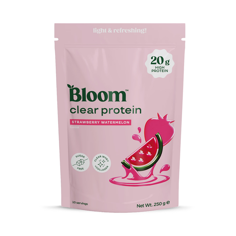 Bloom clear protein collagen strawberry watermelon 250g (British brand)