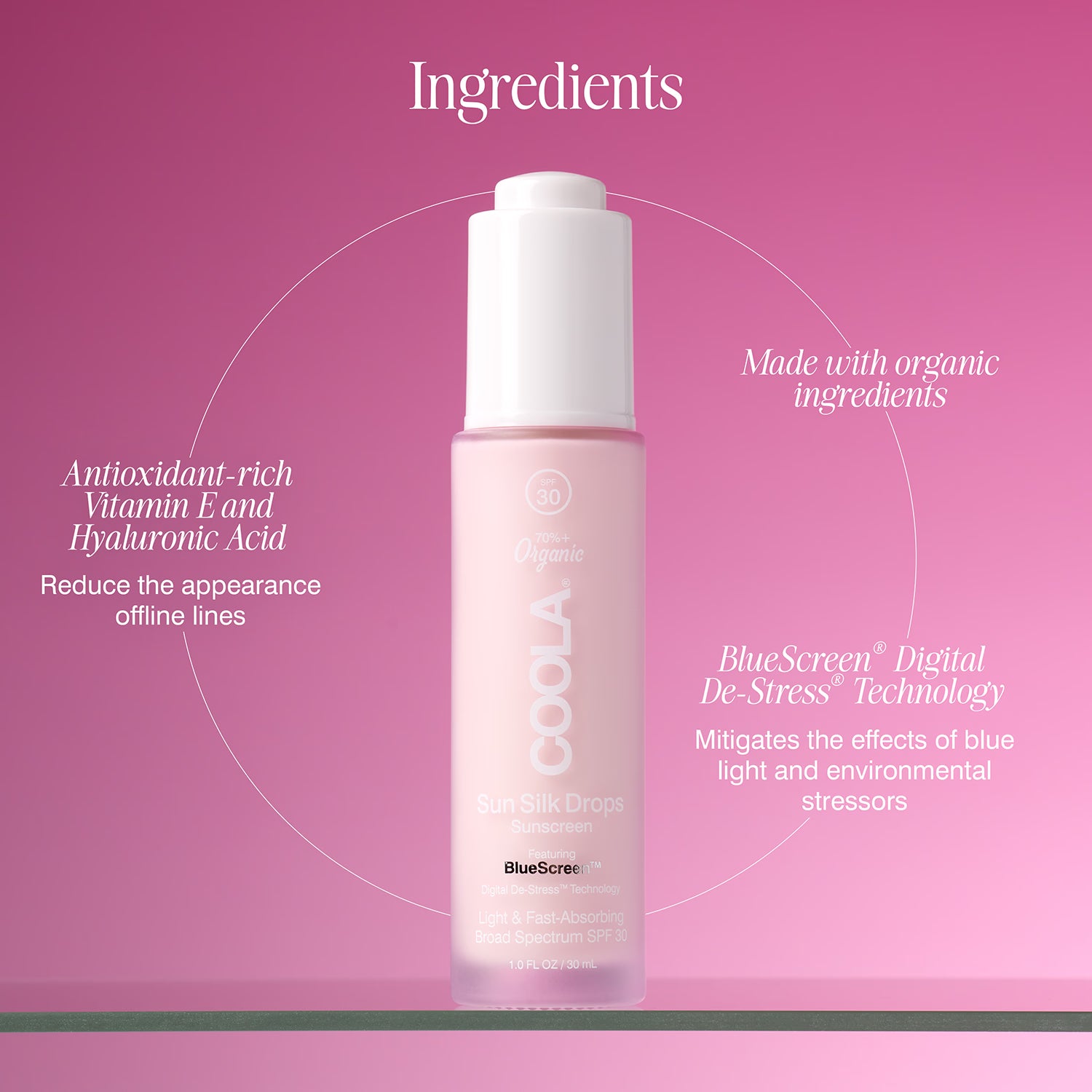 COOLA Sun Silk Drops sunscreen 30ml, UK version