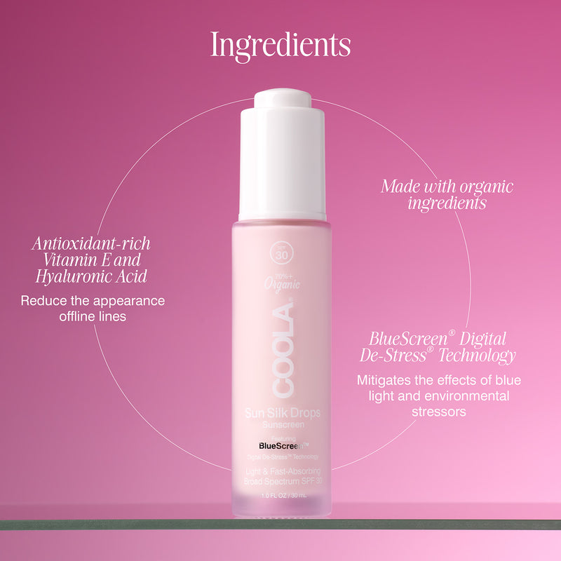 COOLA Sun Silk Drops sunscreen 30ml, UK version