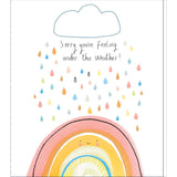 Sainsbury's Get Well Soon Card with Rainbow Greeting Card GOODS Sainsburys   