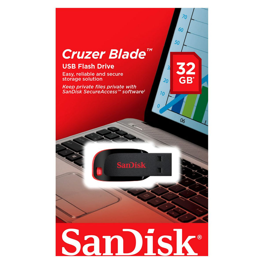 Sandisk 32GB Cruzer Blade USB Flash Drive