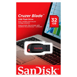 Sandisk 32GB Cruzer Blade USB Flash Drive GOODS Boots   