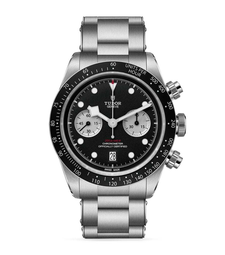 TUDOR Black Bay Chrono stainless steel watch 41mm (British brand)