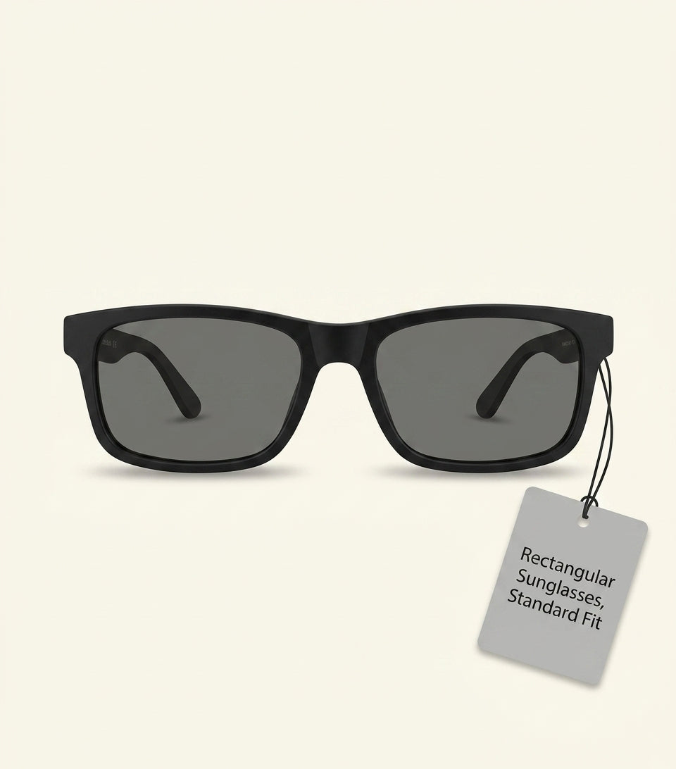 Balenciaga BB0395S rectangular acetate sunglasses - British product