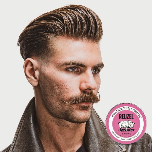 Reuzel Pink Grease pomade 95g, imported from the UK
