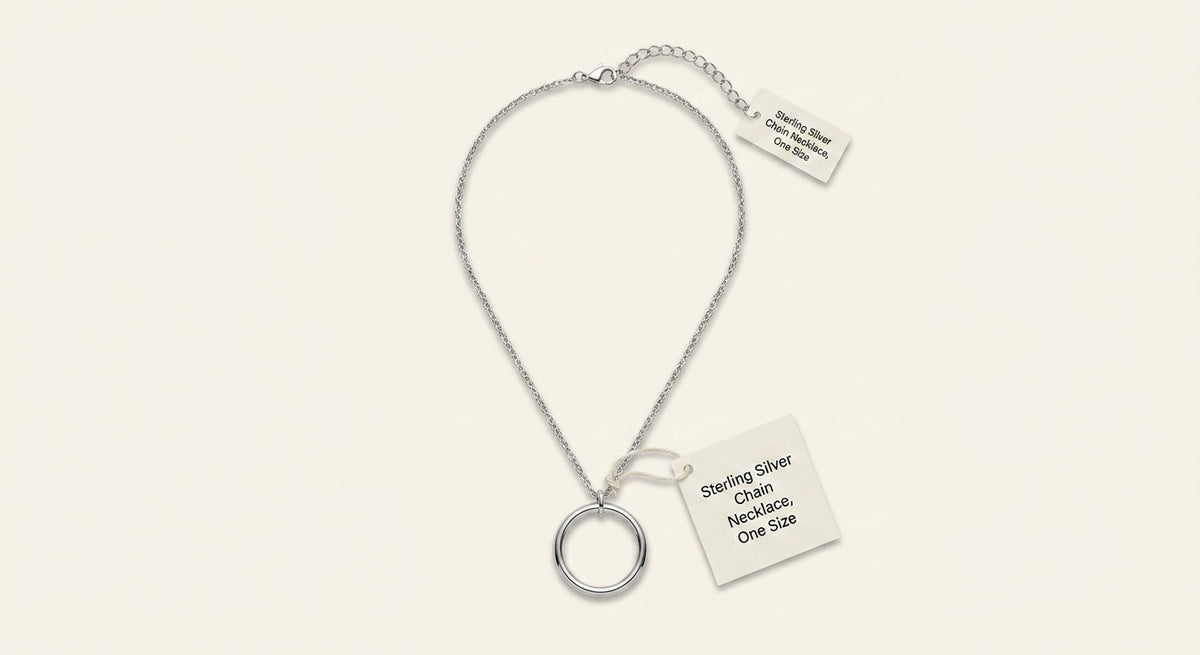 Balenciaga Saint-Germain ring necklace (British brand)