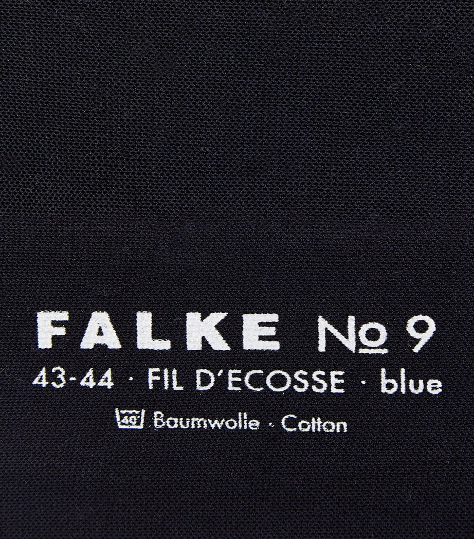 Falke nr. 9 Fil D'Ecosse sokker ren egyptisk bomull - Britisk produkt