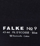 Falke nr. 9 Fil D'Ecosse sokker ren egyptisk bomull - Britisk produkt
