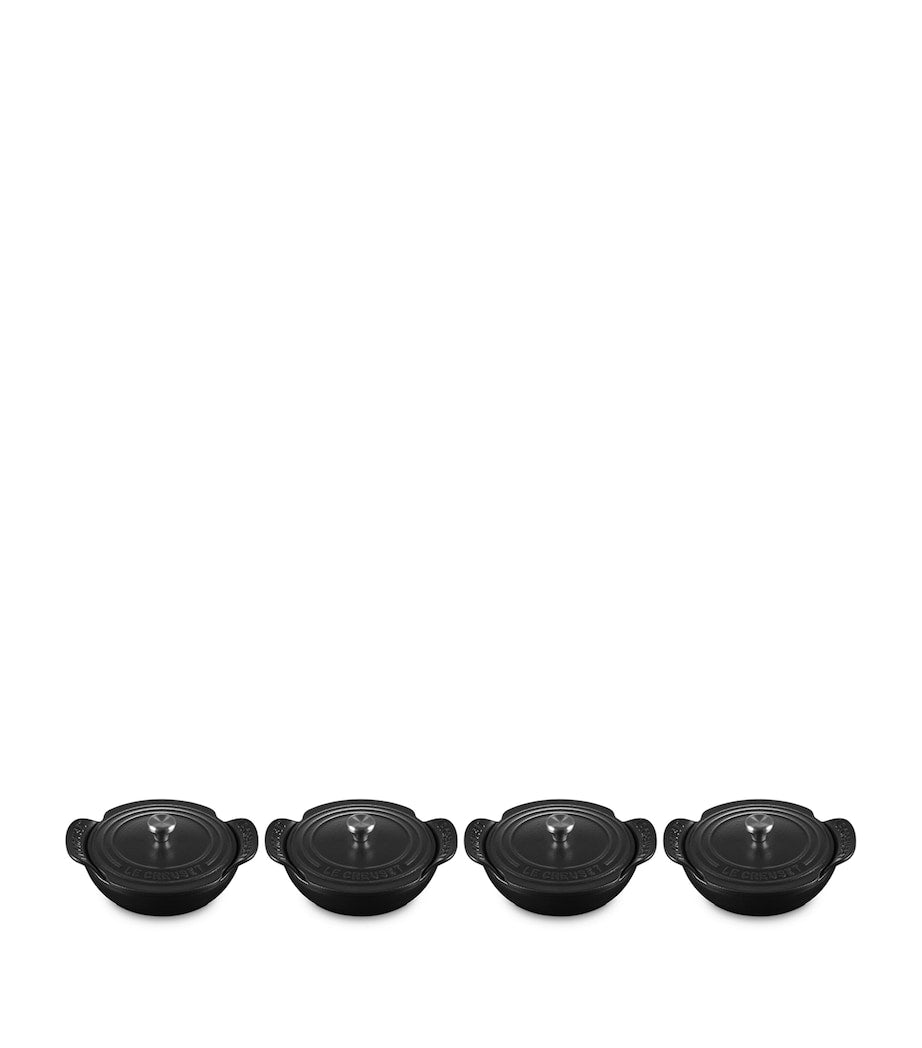 Le Creuset Gourmand mini braisers set of 4 13cm, UK version