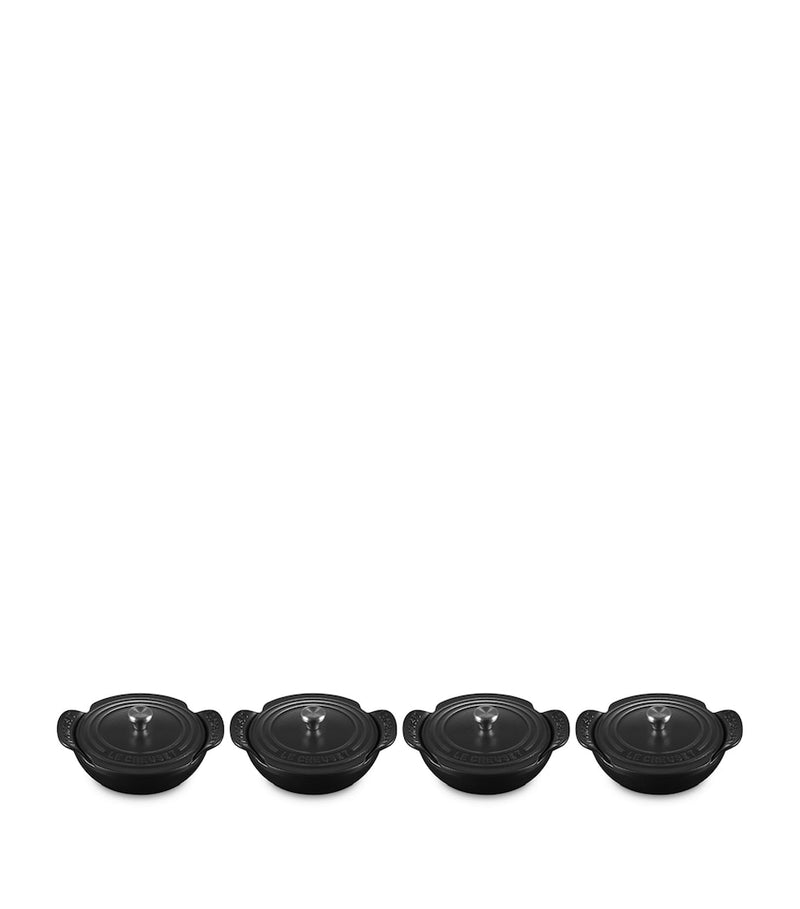 Le Creuset Gourmand mini braisers set of 4 13cm, UK version