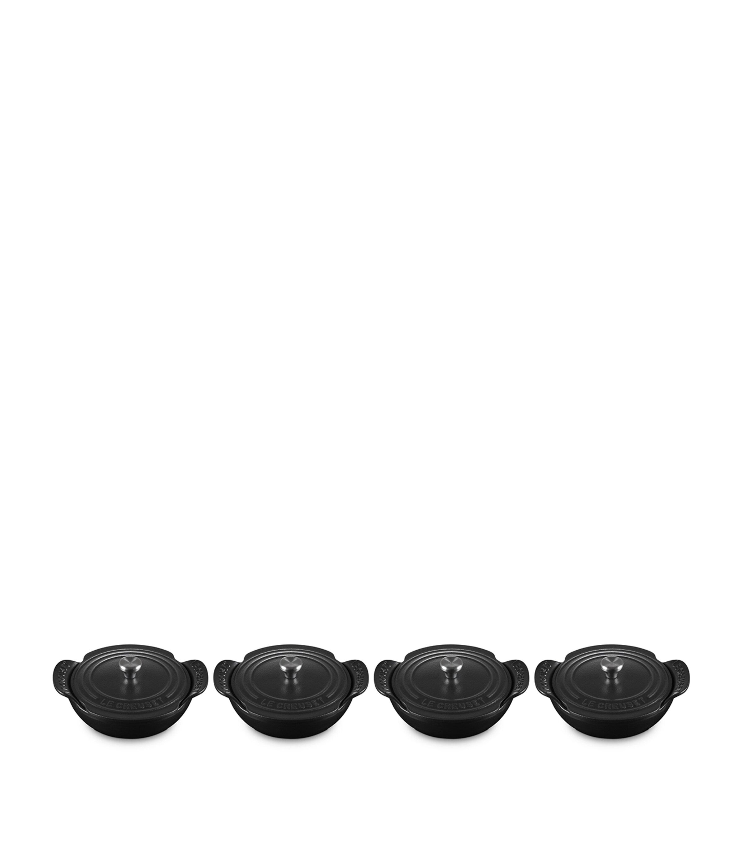 Le Creuset Gourmand mini braisers set of 4 13cm, UK version