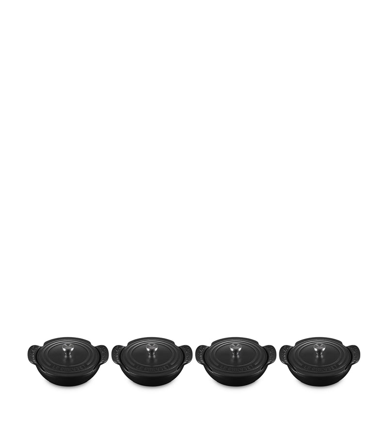 Le Creuset Gourmand mini braisers set of 4 13cm, UK version