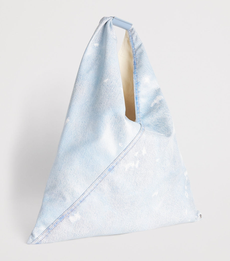 MM6 Maison Margiela denim-effect tote bag 22cm - British product