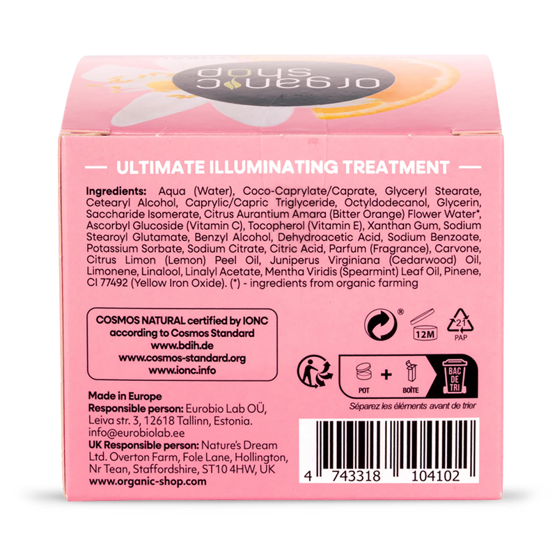 Organic Shop Orange Blossom face cream 50ml (British brand)