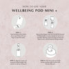 NEOM Wellbeing Pod Mini+ waterless diffuser white (British brand)