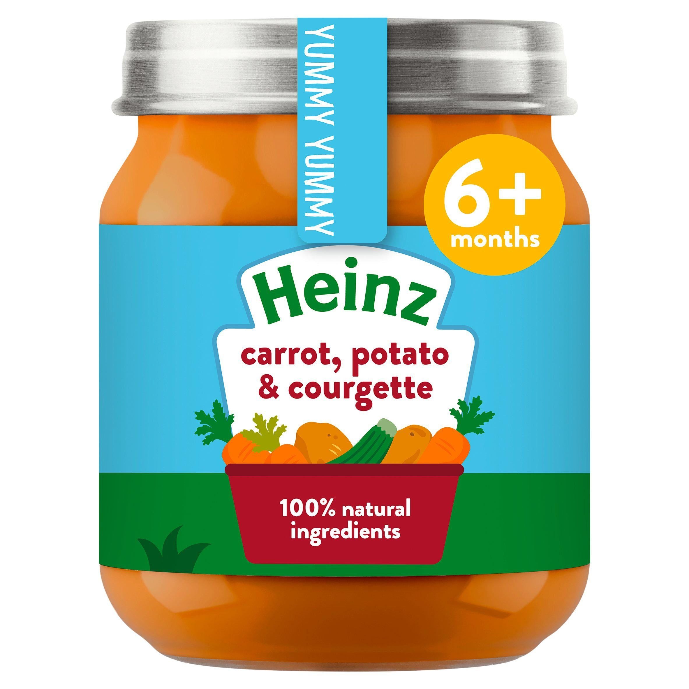 Heinz By Nature Carrot, Potato & Courgette Jar Baby Food 6+ Months 120g baby meals Sainsburys   