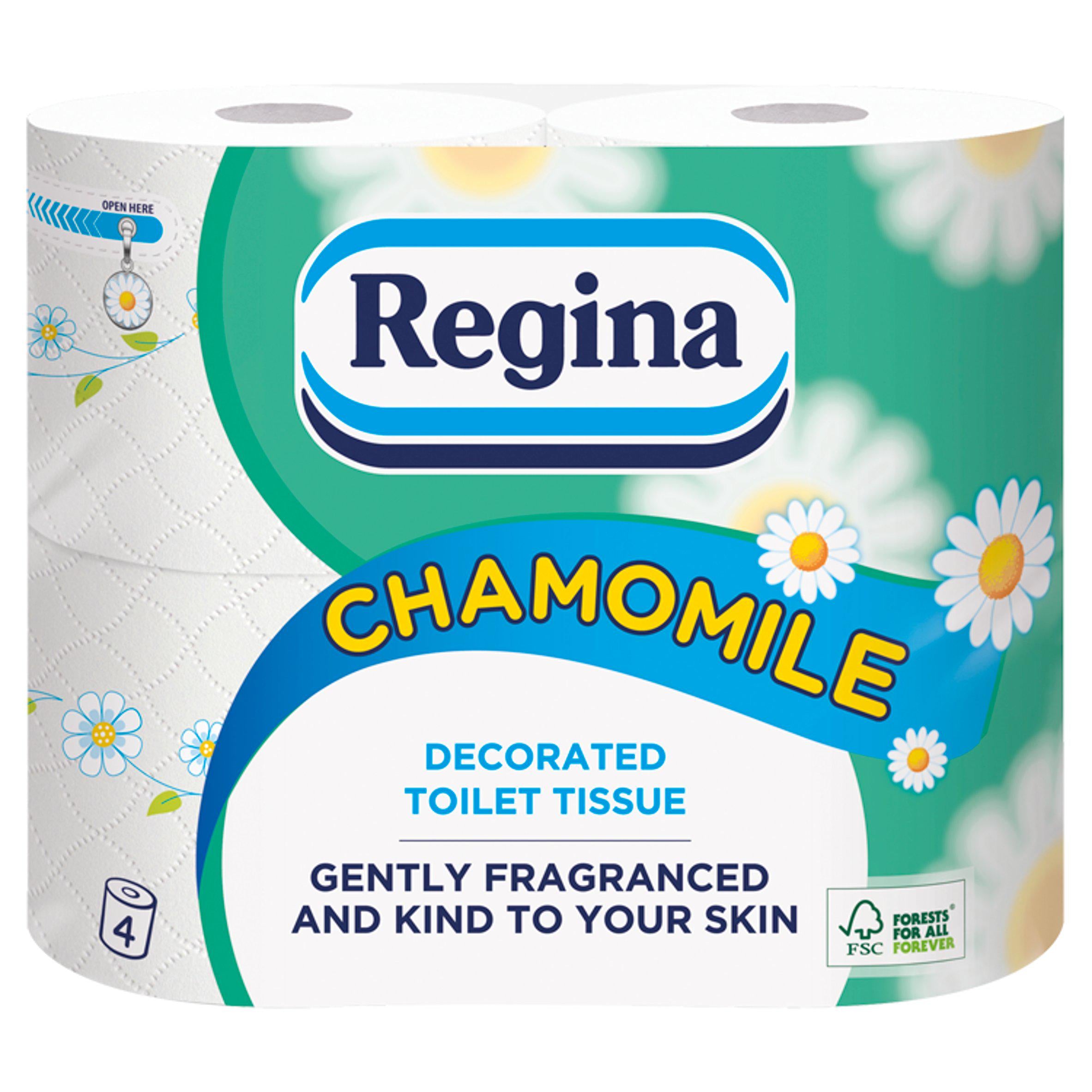 Regina Toilet Tissue, Chamomile x4 Rolls GOODS Sainsburys   