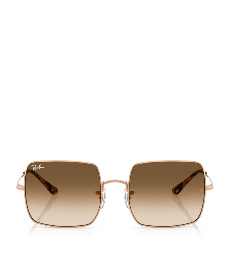 Ray-Ban RB1971 square sunglasses metal frame retro tinted lenses, UK version