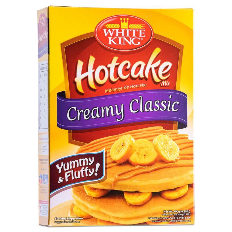 White King hotcake mix Creamy Classic (British brand)