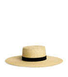 Lack Of Color Raffia Mira Boater Hat (British brand)