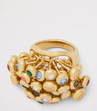 LOEWE crystal push pin cocktail ring, imported from the UK