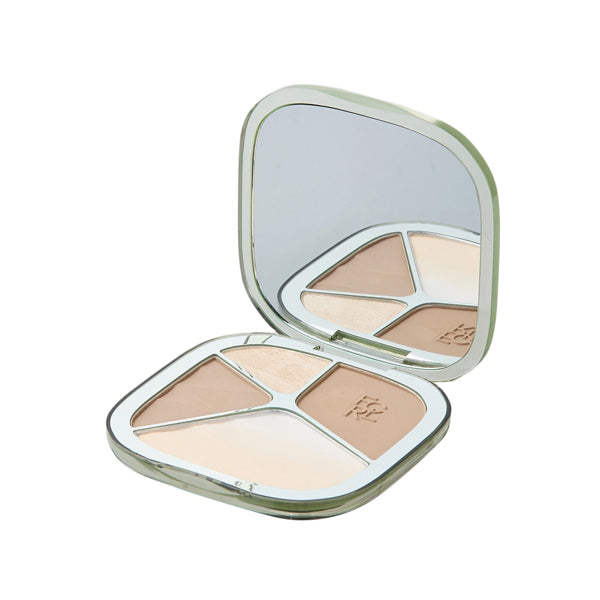 Livingandhome 4-Colour Contour Highlight Palette Warm Skin