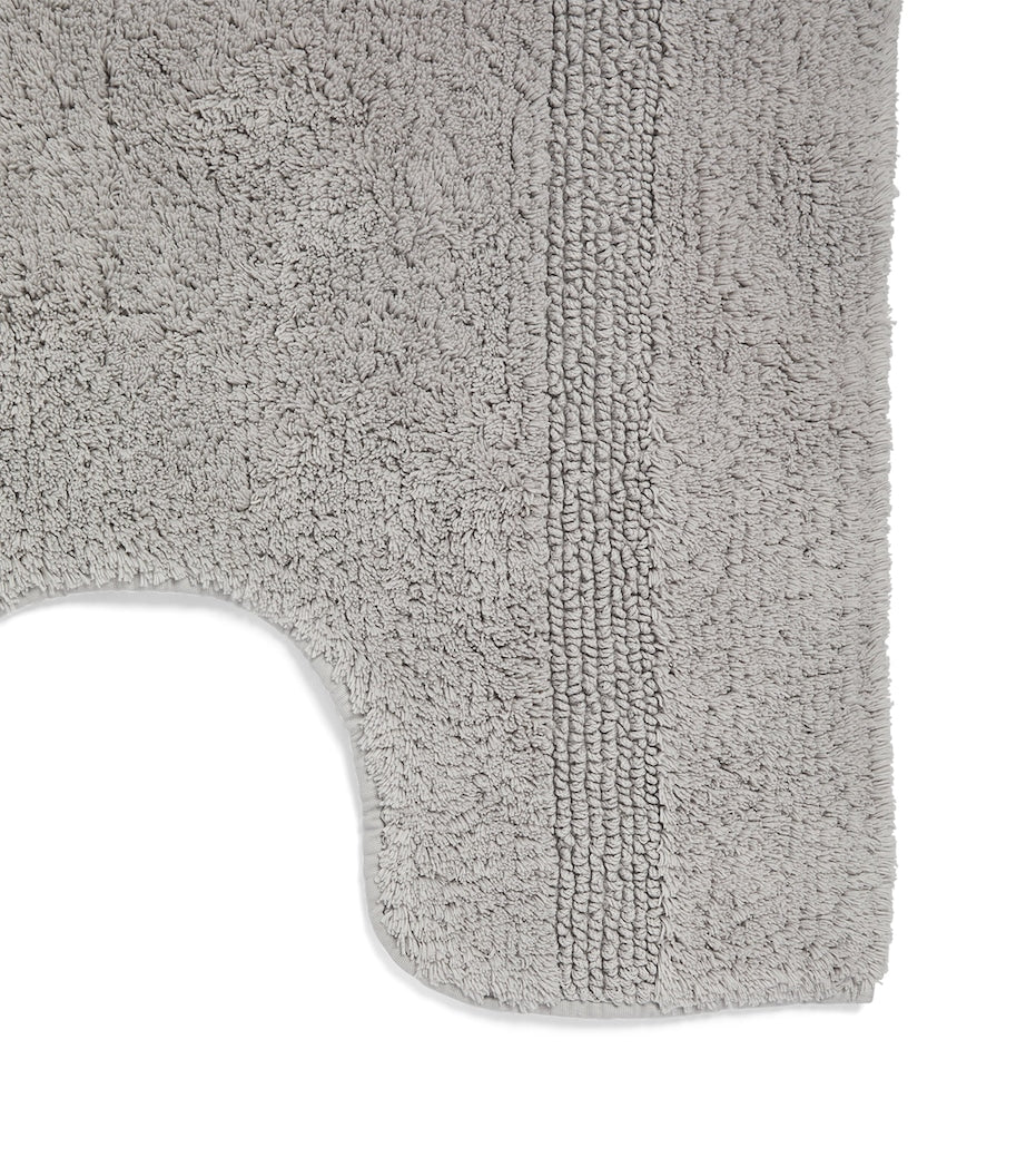 Abyss & Habidecor reversible cotton pedestal bath mat 60cm x 60cm - British product