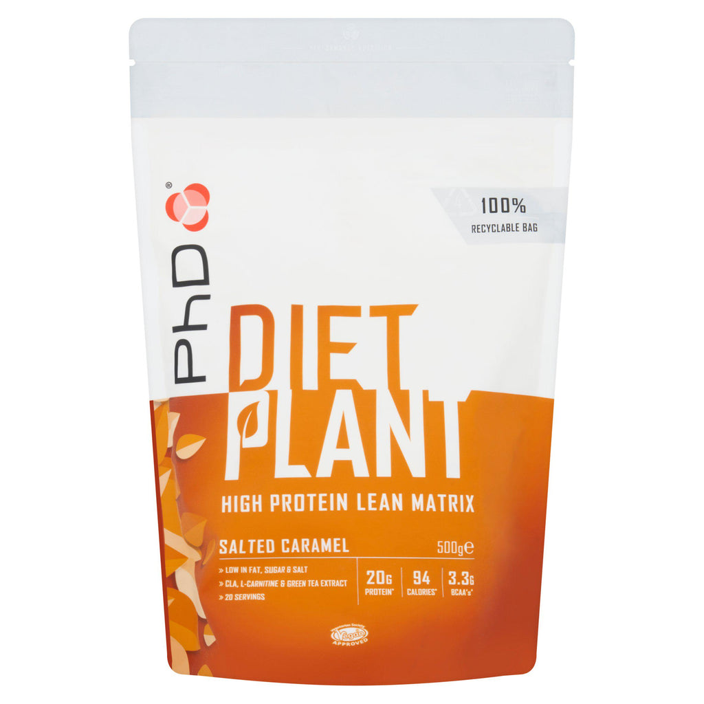 PhD Diet Plant High Protein Lean Matrix Salted Caramel 500g