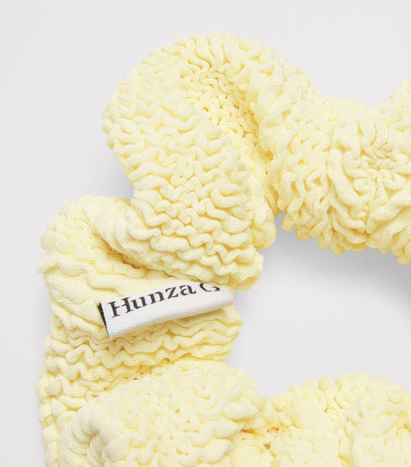 Hunza G crinkle scrunchie hair accessory - British product