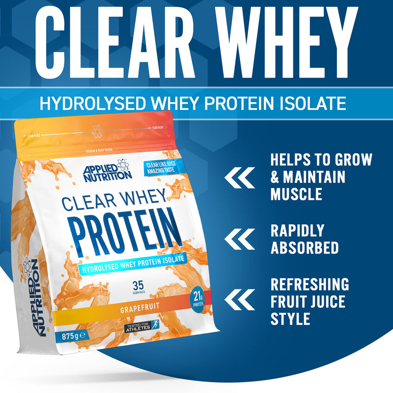 Applied Nutrition clear whey protein grapefruit 875g - British product