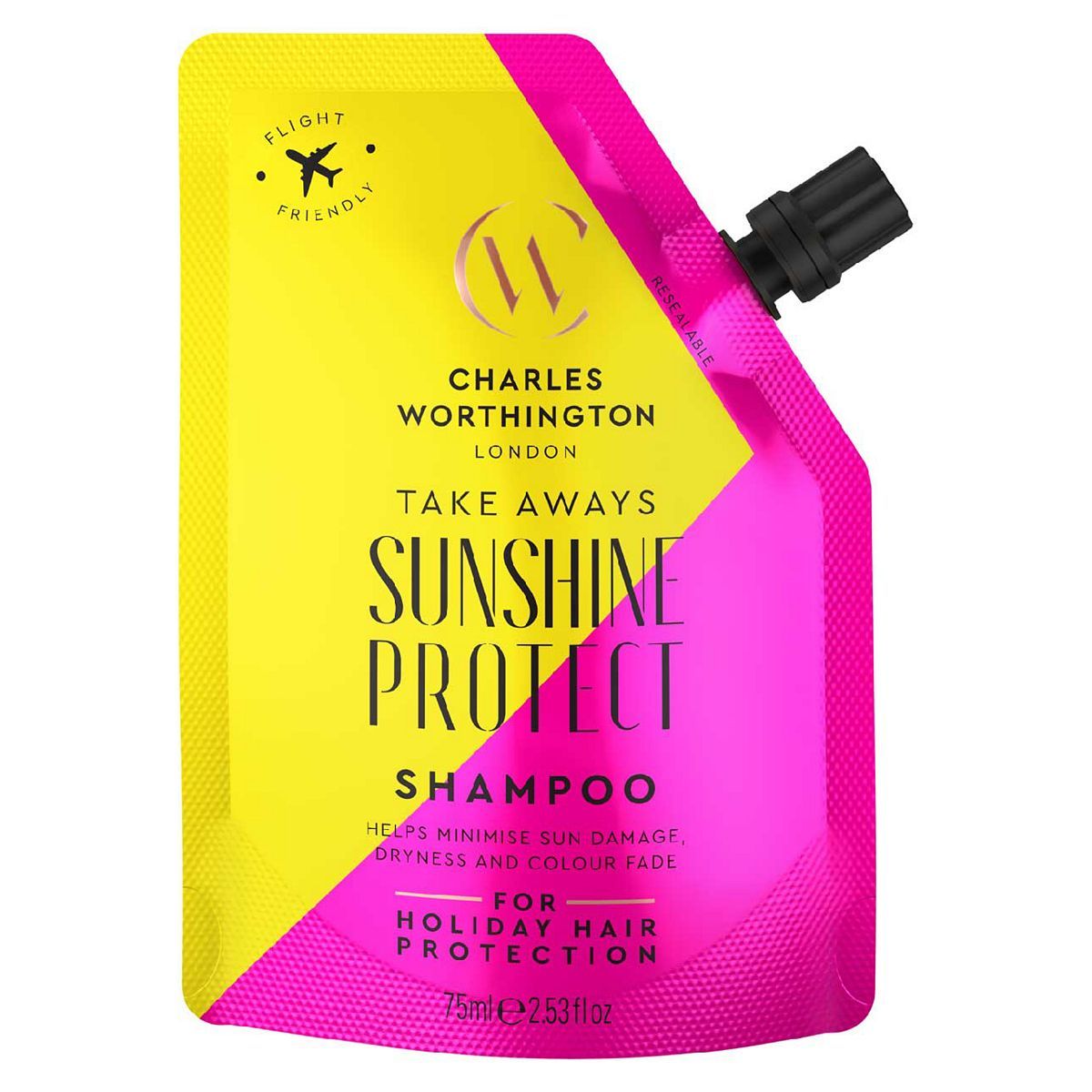 Charles Worthington Sunshine Shampoo Takeaway 75ml Haircare & Styling Boots   