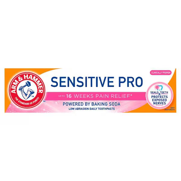 Arm & Hammer Sensitive Pro Baking Soda Toothpaste 75ml - British product