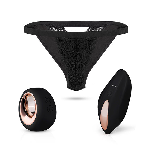Panty Rebel vibrating tanga thong with remote (British brand)