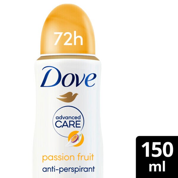 Dove Advanced Antiperspirant Deodorant Passion Fruit 200ml GOODS Superdrug 150ML  