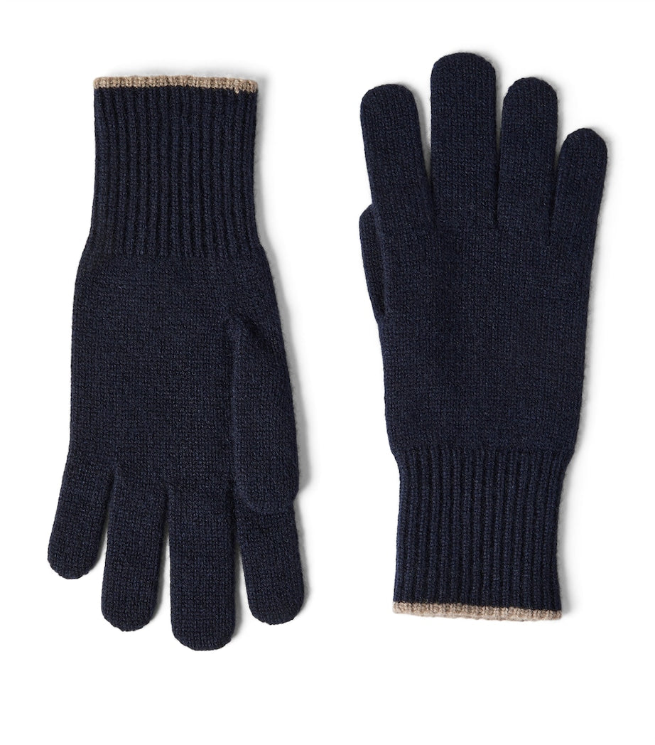 Brunello Cucinelli cashmere gloves - British product