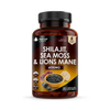 New Leaf Shilajit Sea Moss Lions Mane capsules 360 (British brand)