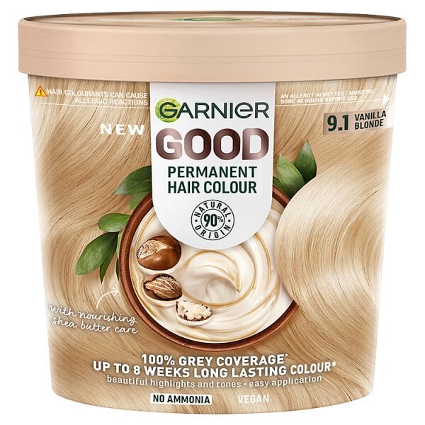 Garnier Good Permanent Hair Dye Sweet Latte 7.12 GOODS Superdrug 9.1 VANILLA BLONDE  