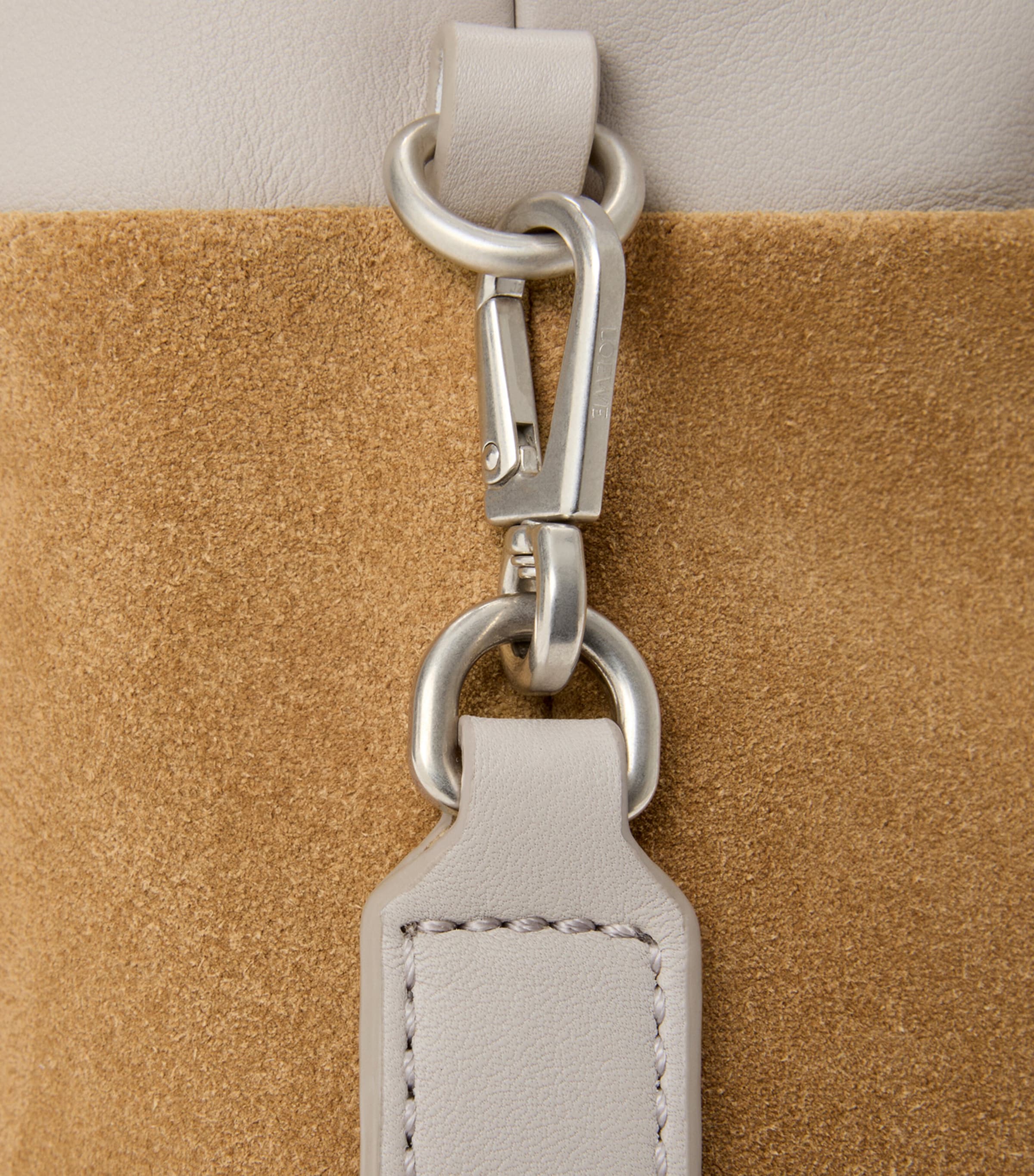 LOEWE leather jean-detail Flamenco purse clutch bag, UK version