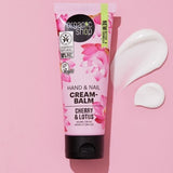 Organic Shop Hand & Nail Cream Cherry & Lotus 75ml (British brand)