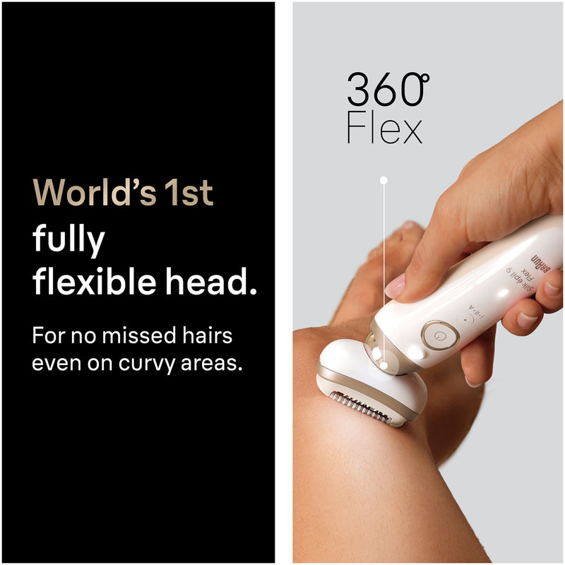 Braun Silk·épil 9 Flex gold epilator - British product