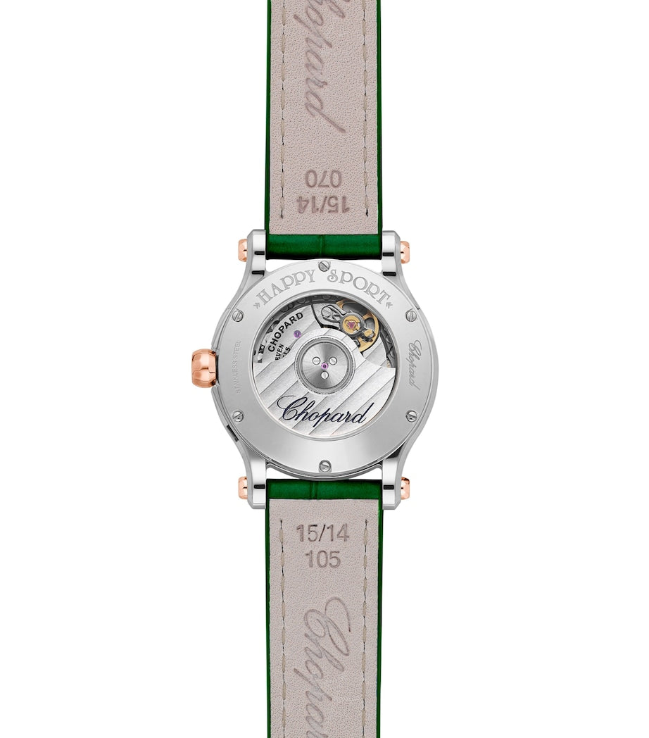 Chopard Happy Sport rose gold watch 30mm - British product