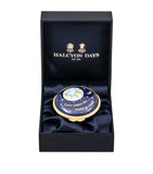 Halcyon Days love theme enamel box 4cm x 3cm, UK version