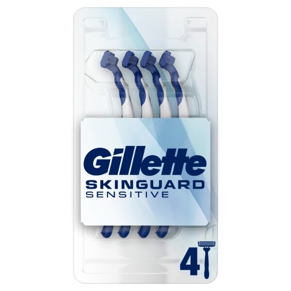 Gillette Skinguard Sensitive Disposable Razors, 4 Pack GOODS Superdrug   