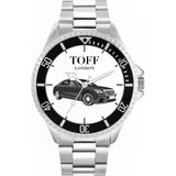 Toff London White Grey Saloon Car watch (British brand)