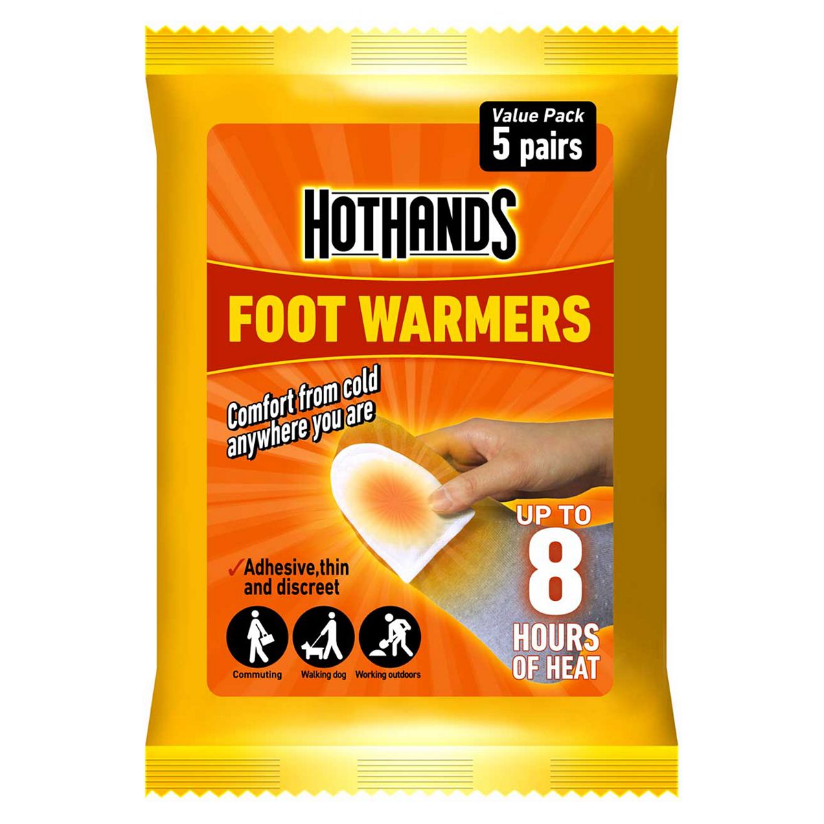 HotHands Foot warmer Value Pack - 5 Pairs GOODS Boots   