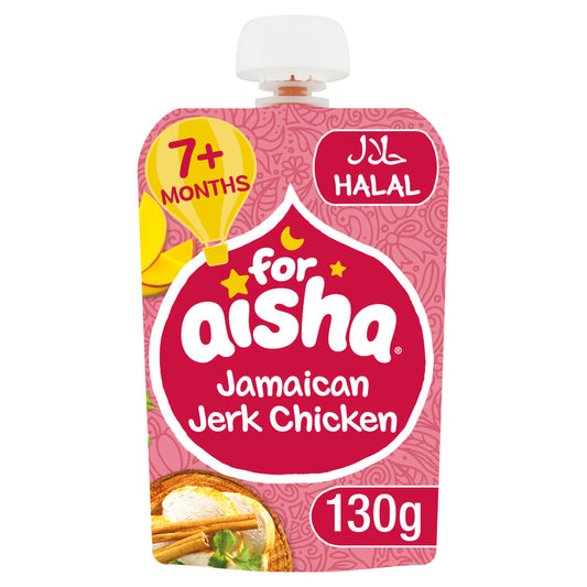 For Aisha Jamaican Jerk Chicken 7months+ 130g GOODS Sainsburys   