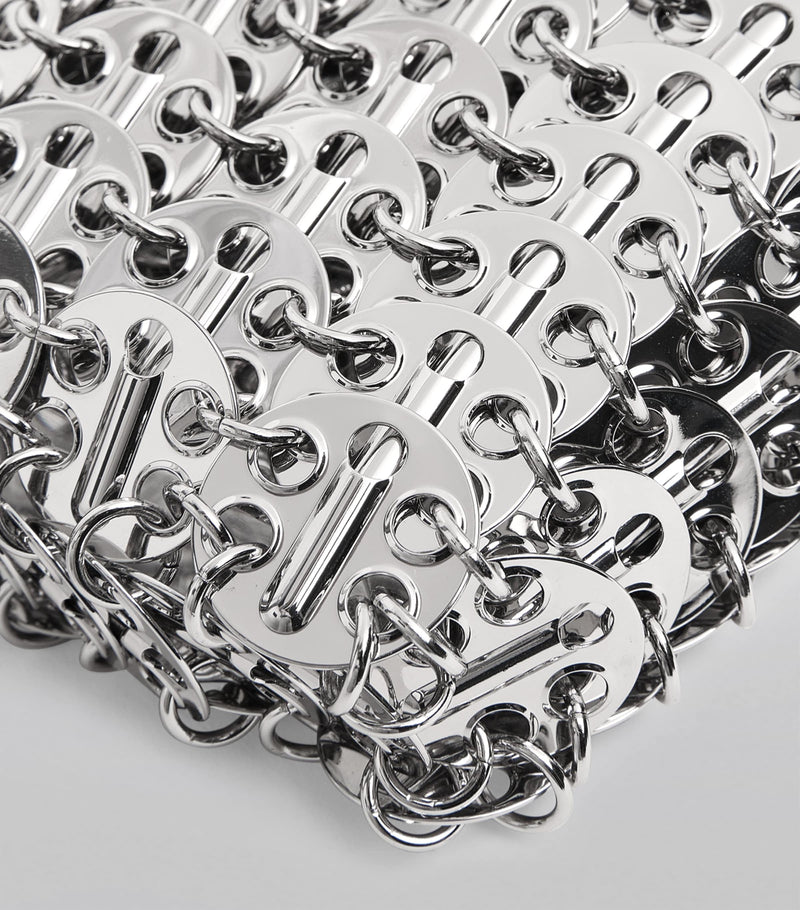 Rabanne chainmail nano bag in metal finish, UK version