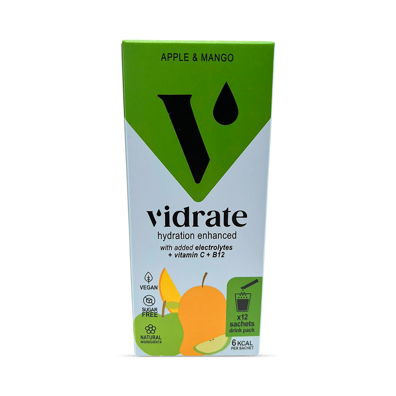Vidrate hydration sachets Apple & Mango 12-pack - British product
